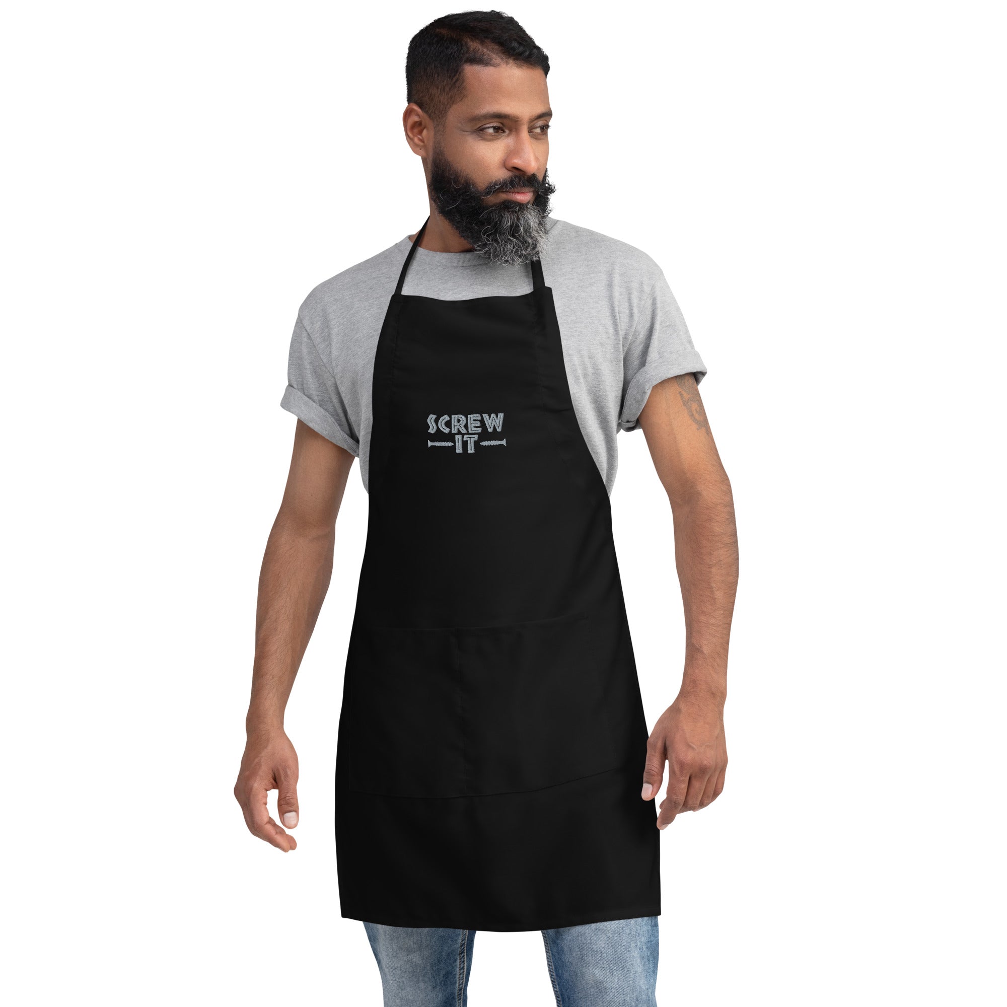 Screw It Embroidered Apron