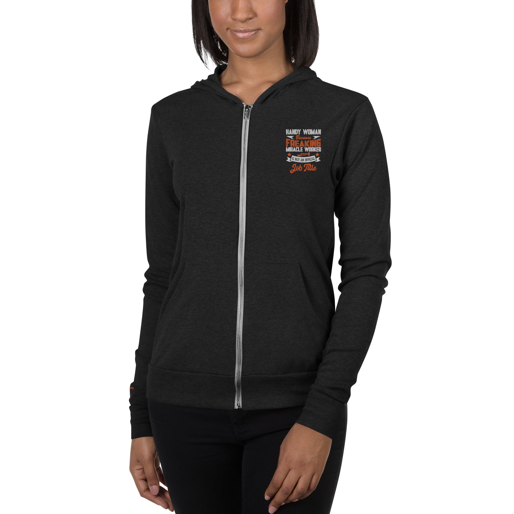 Miracle Worker Unisex zip hoodie