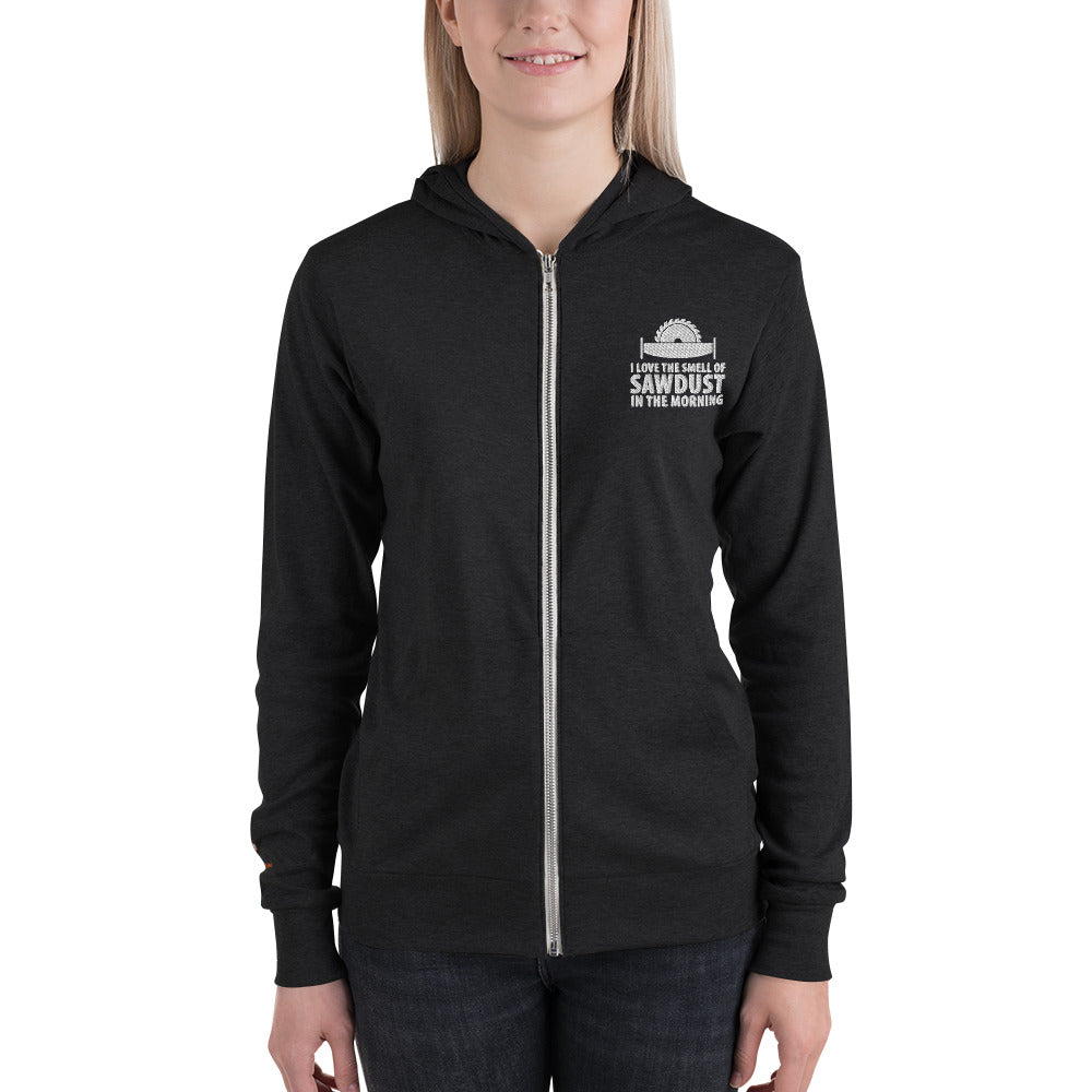 Sawdust Unisex zip hoodie