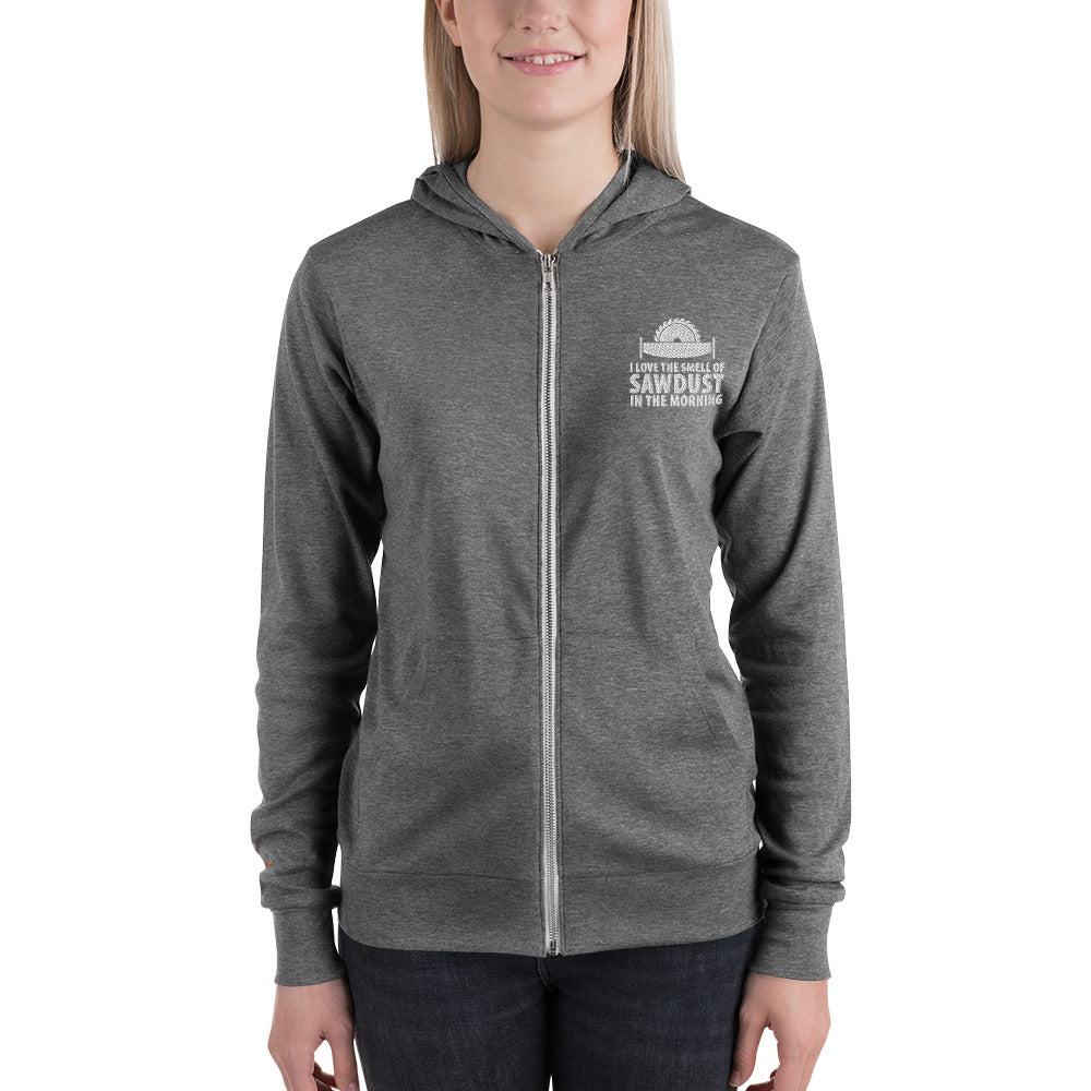 Sawdust Unisex zip hoodie