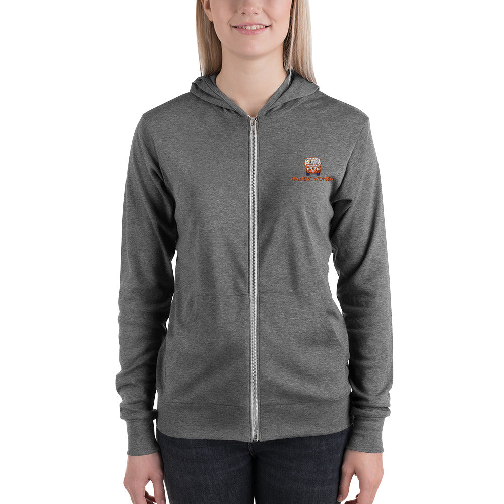 Handy Women Logo Unisex zip hoodie