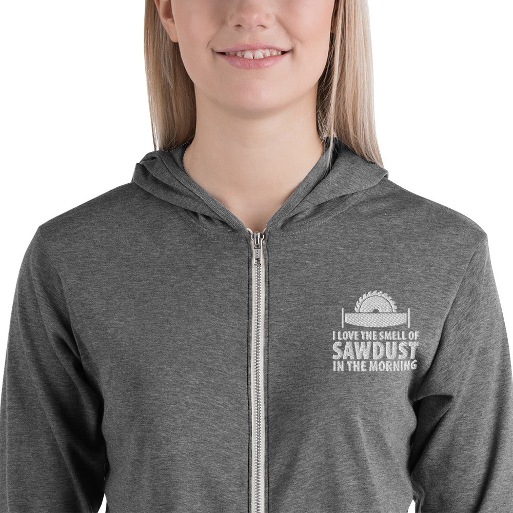 Sawdust Unisex zip hoodie