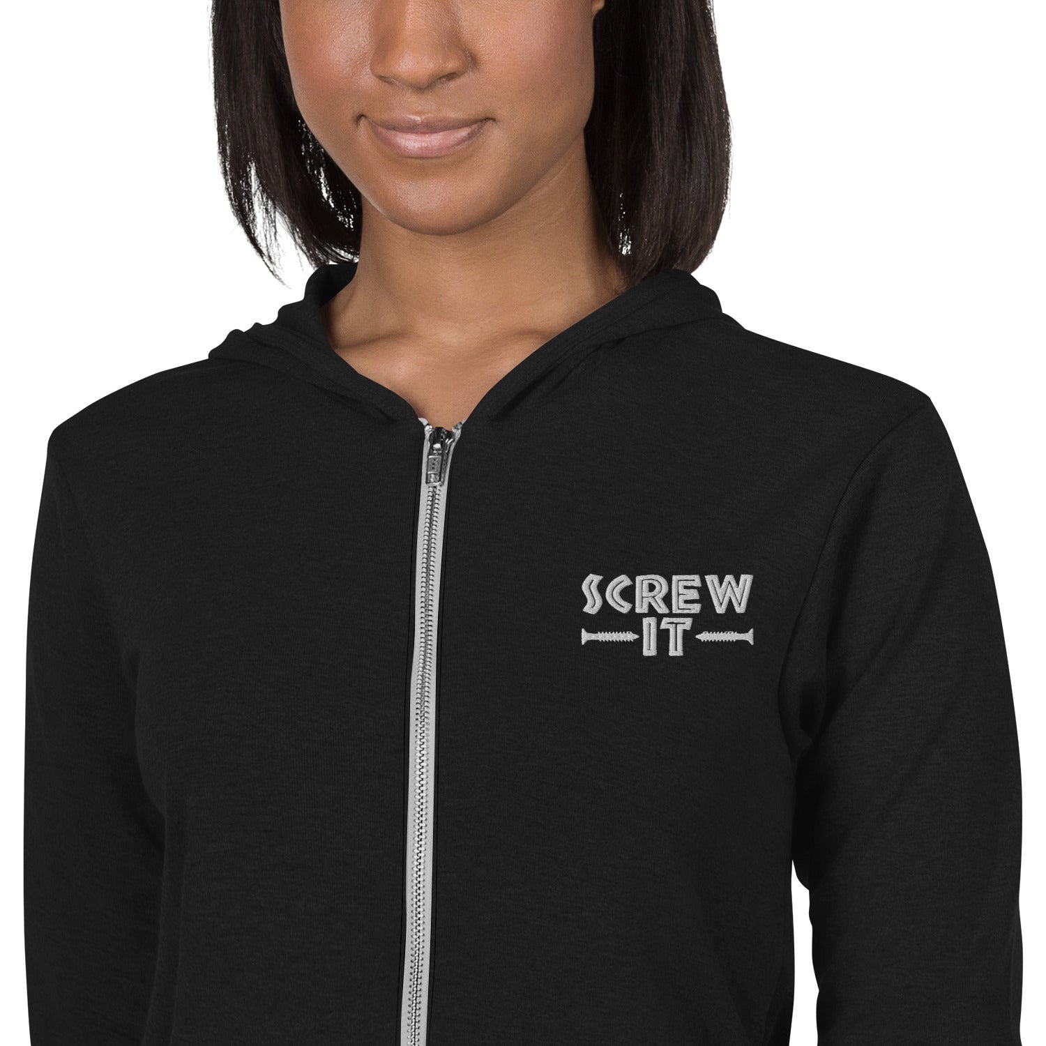 Screw It Unisex zip hoodie