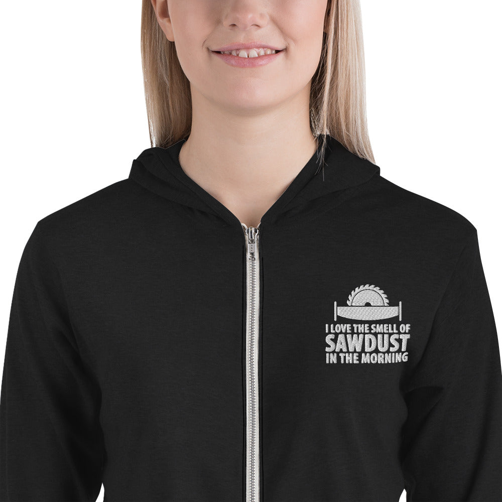 Sawdust Unisex zip hoodie