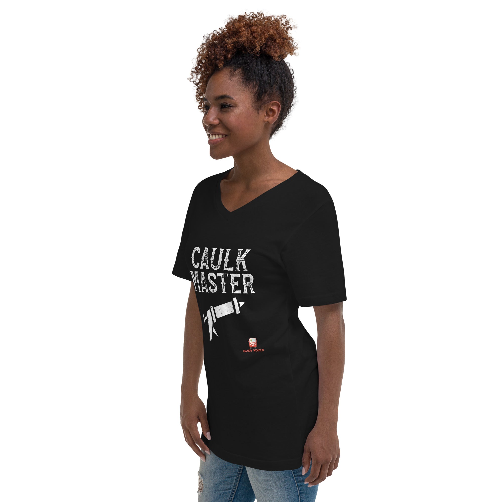 Caulk Master Unisex Short Sleeve V-Neck T-Shirt