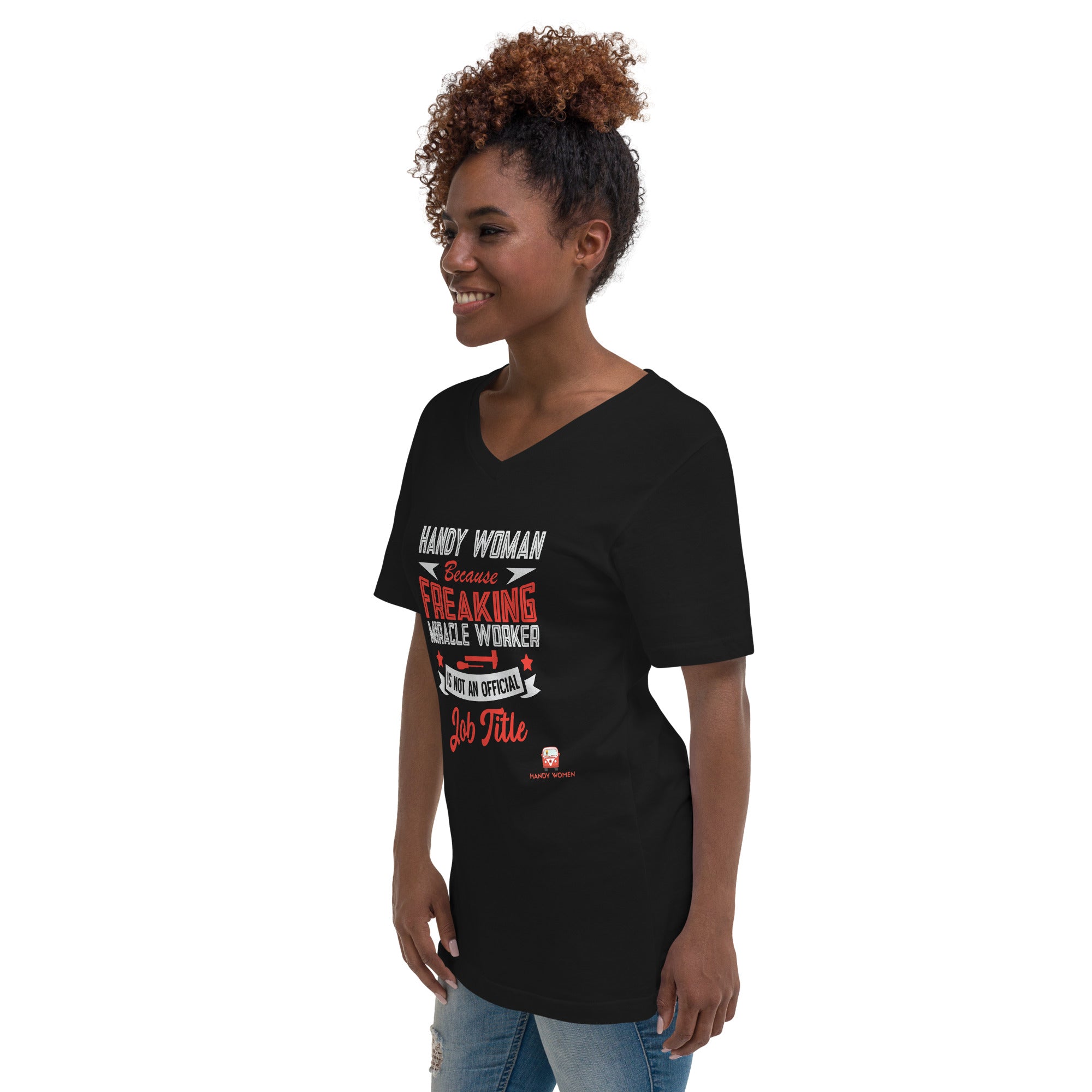 Miracle Worker Unisex Short Sleeve V-Neck T-Shirt