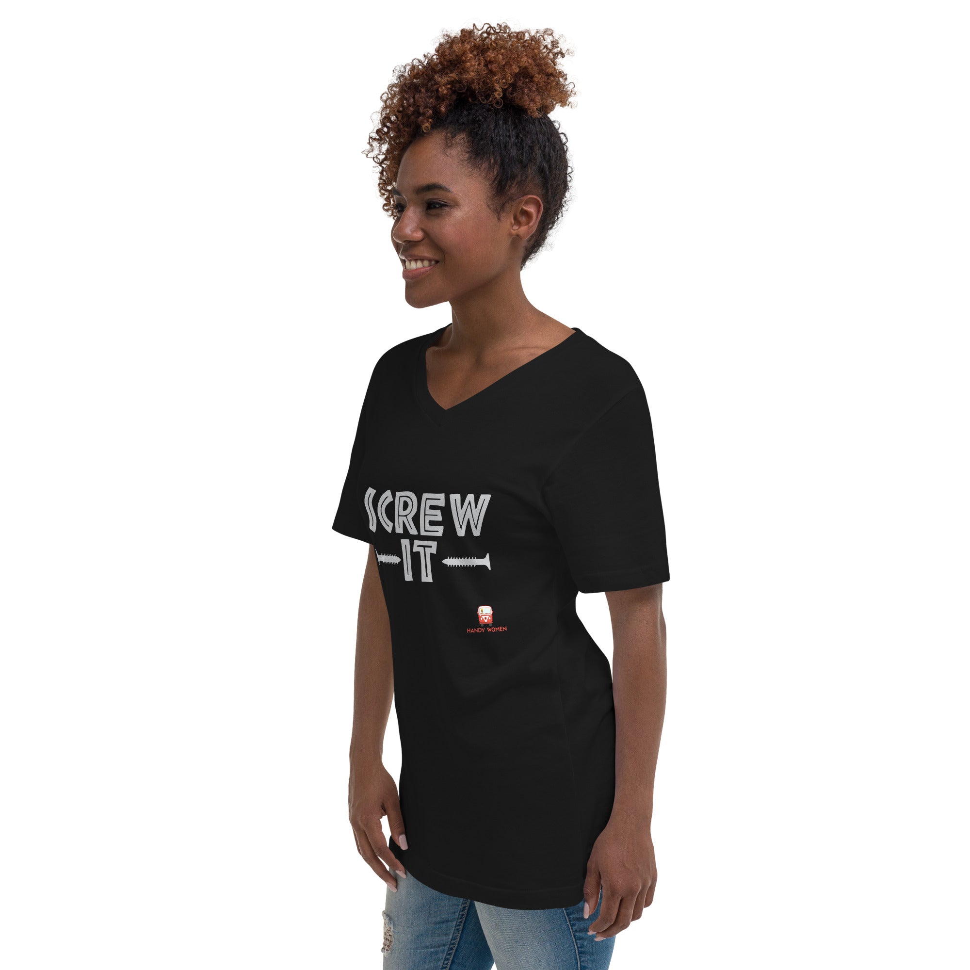 Screw It Unisex Short Sleeve V-Neck T-Shirt