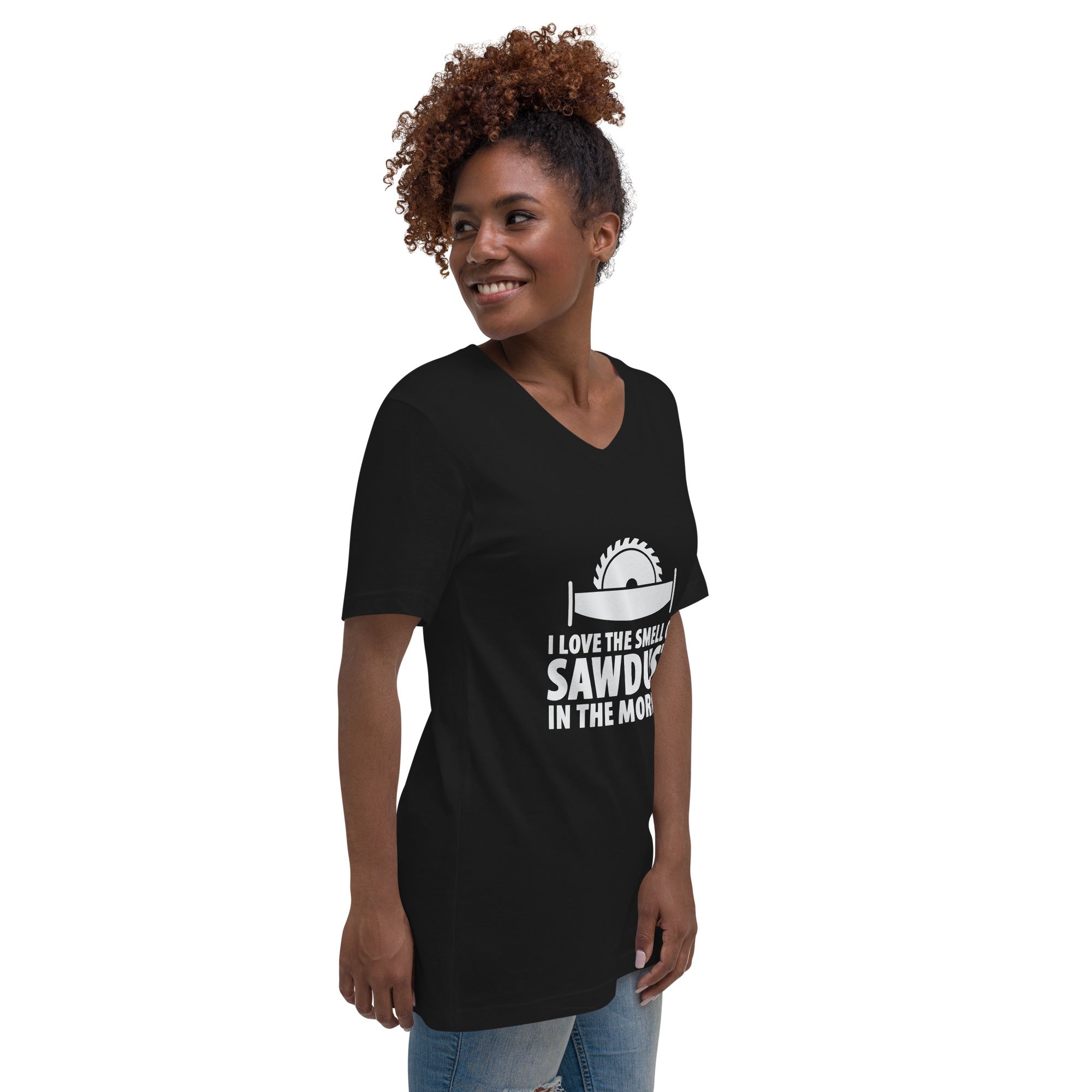 Sawdust Unisex Short Sleeve V-Neck T-Shirt