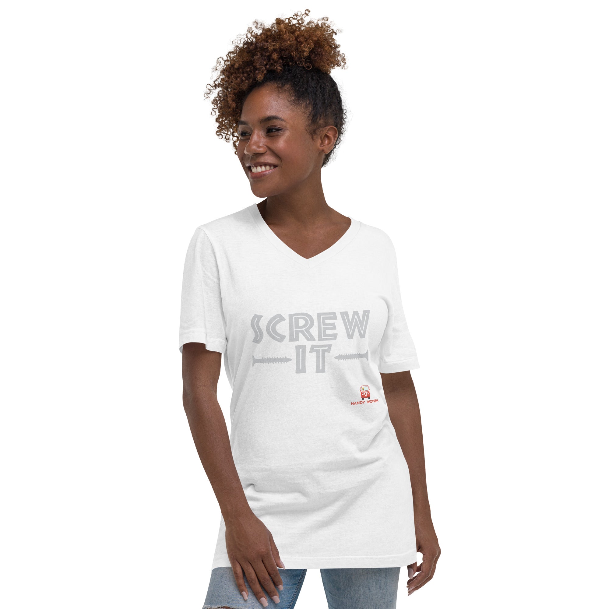 Screw It Unisex Short Sleeve V-Neck T-Shirt