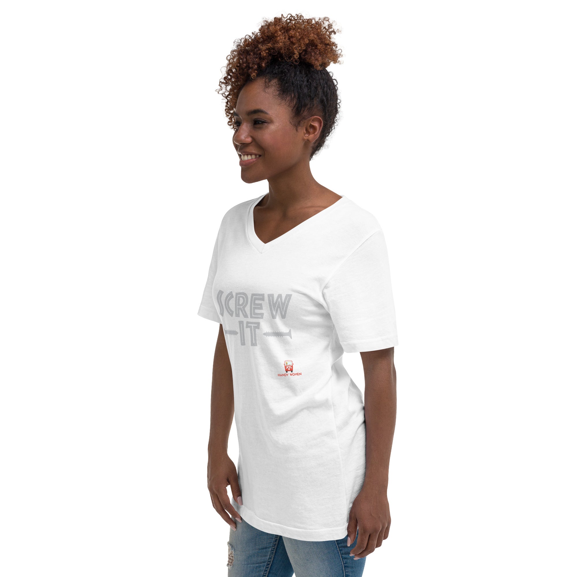 Screw It Unisex Short Sleeve V-Neck T-Shirt