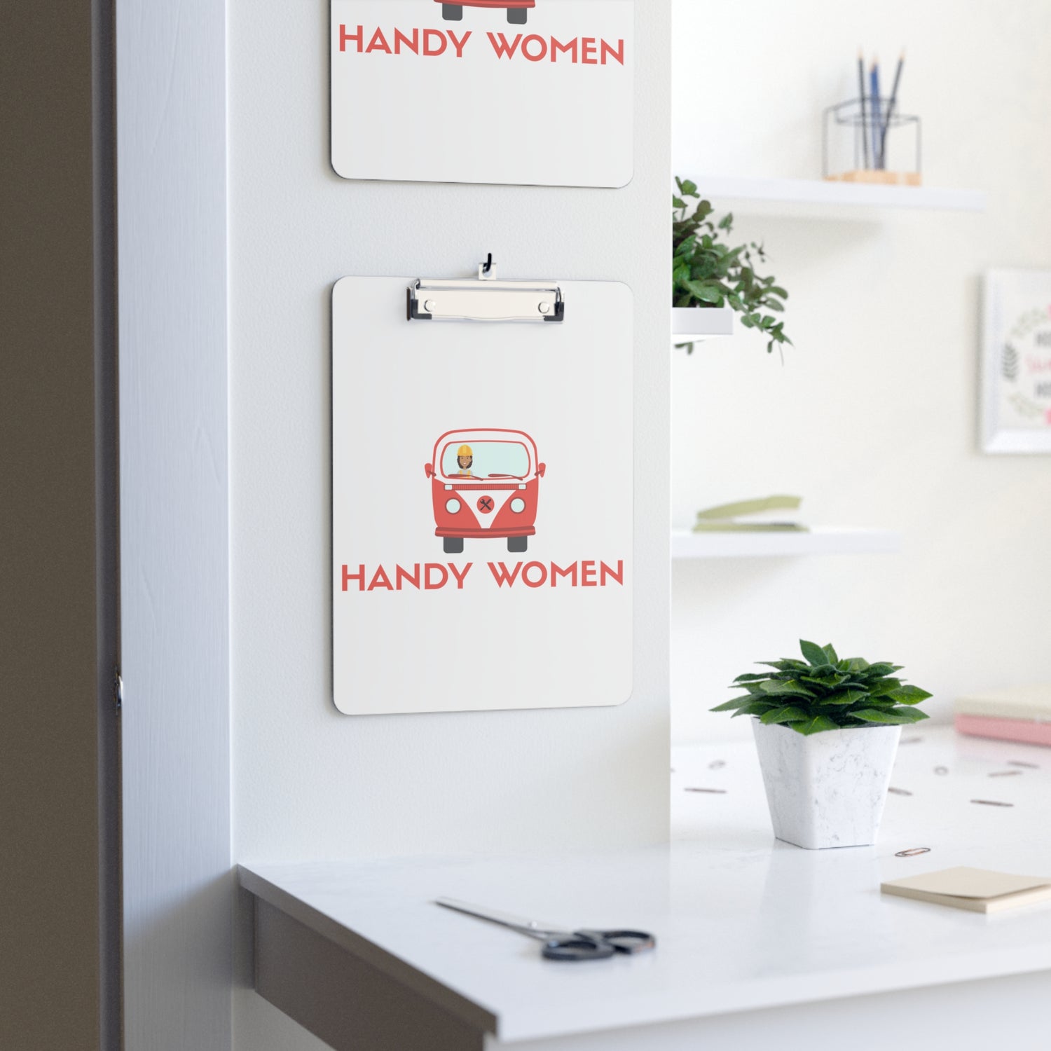 Handy Women Logo Clipboard