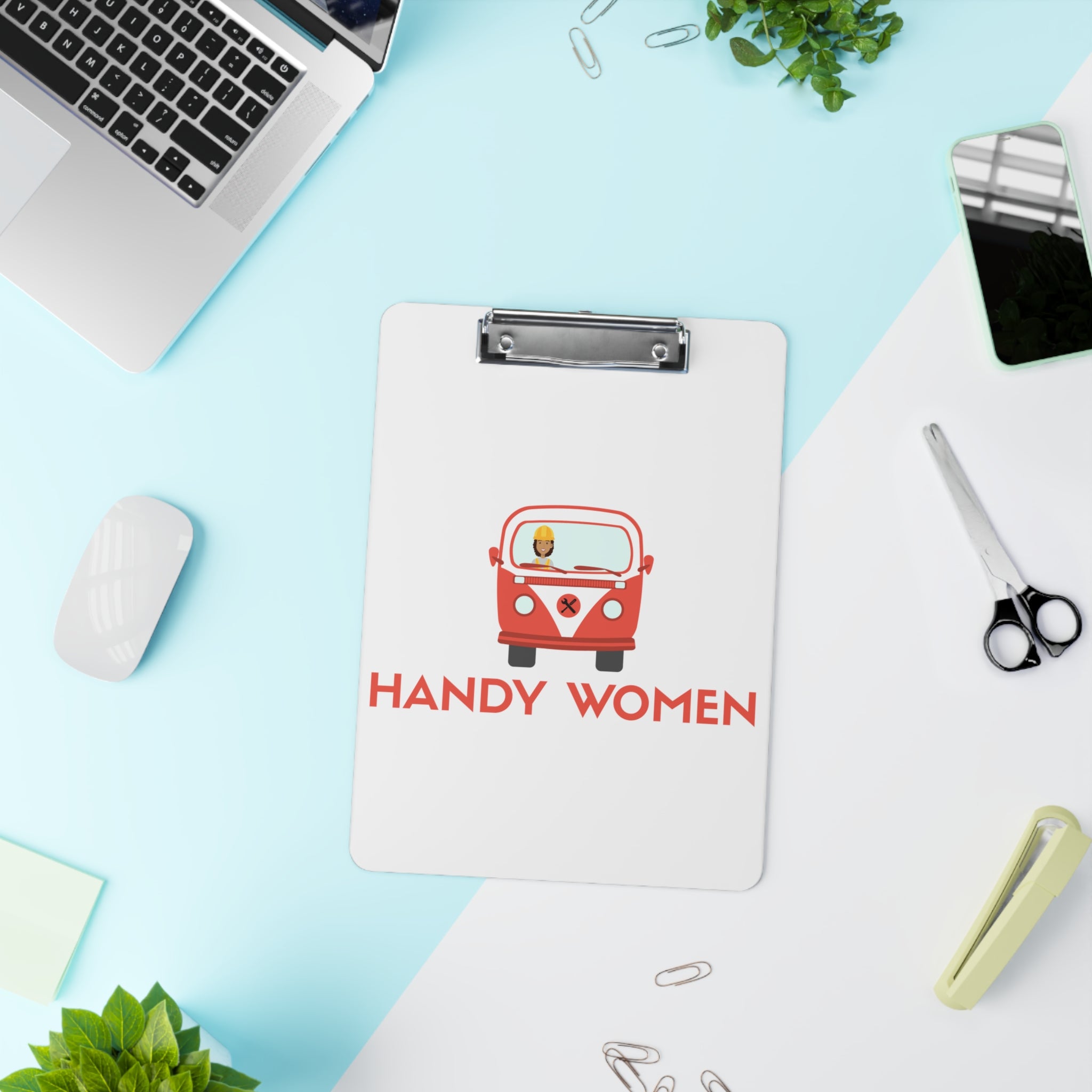 Handy Women Logo Clipboard