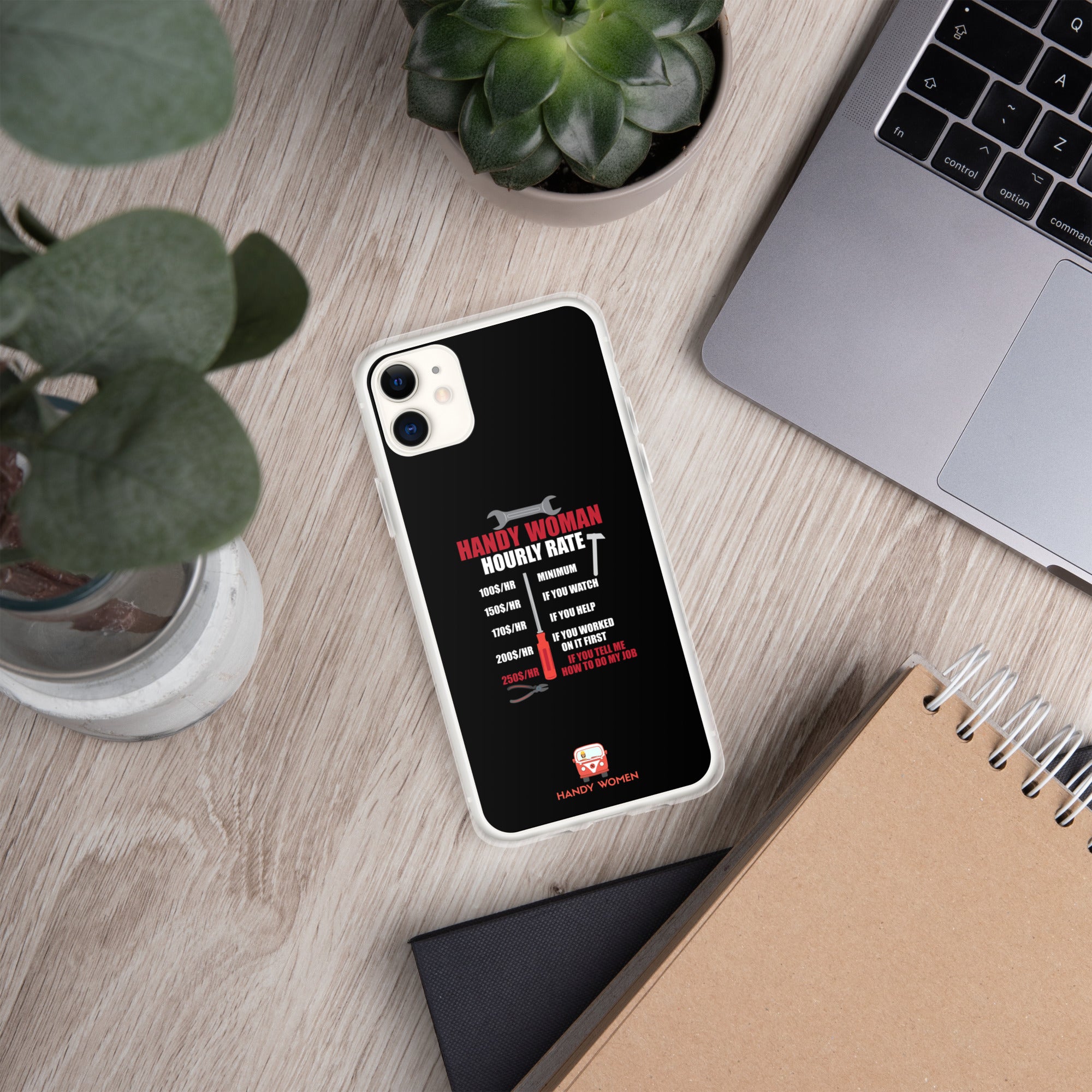 Hourly Rate Clear Case for iPhone®