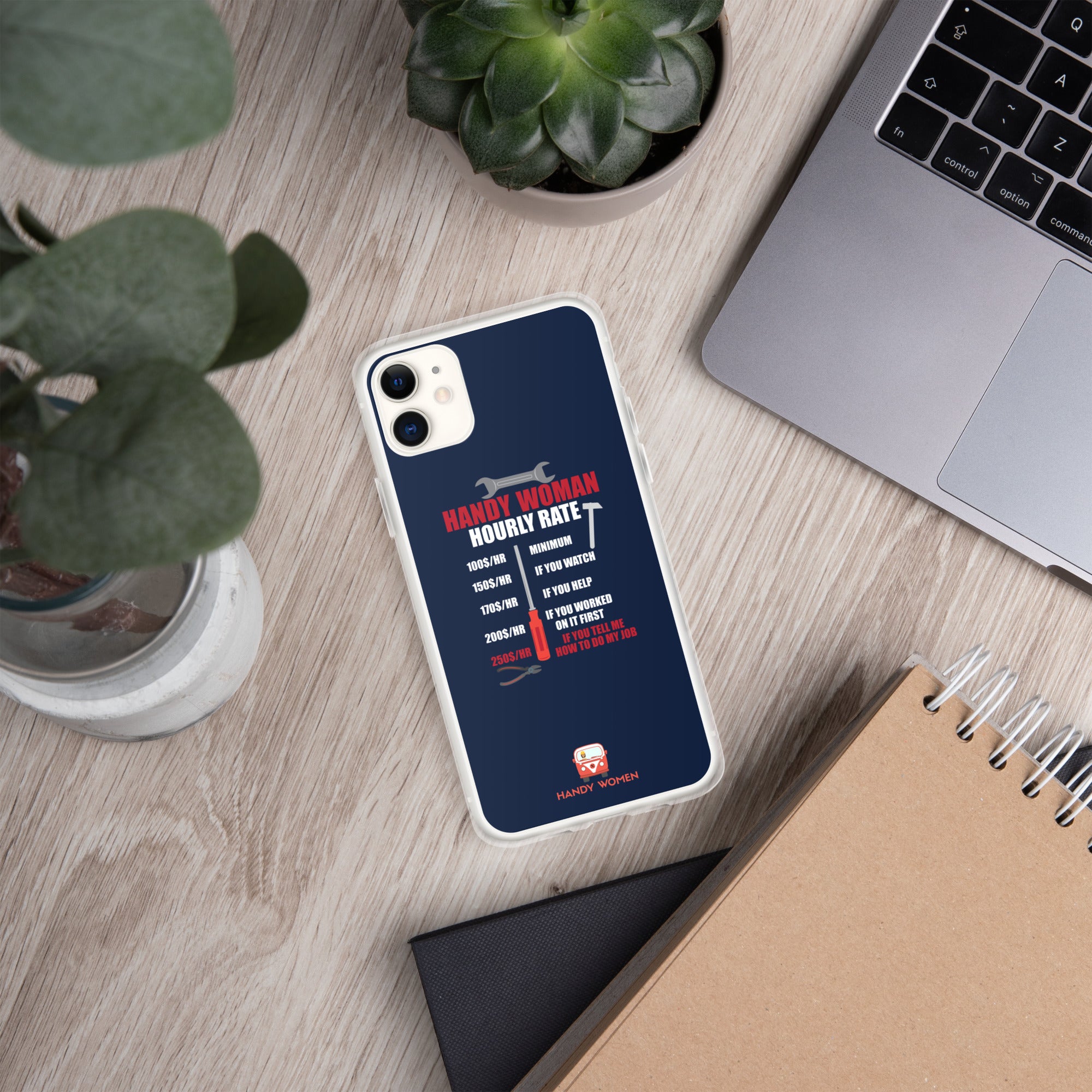 Hourly Rate Clear Case for iPhone®