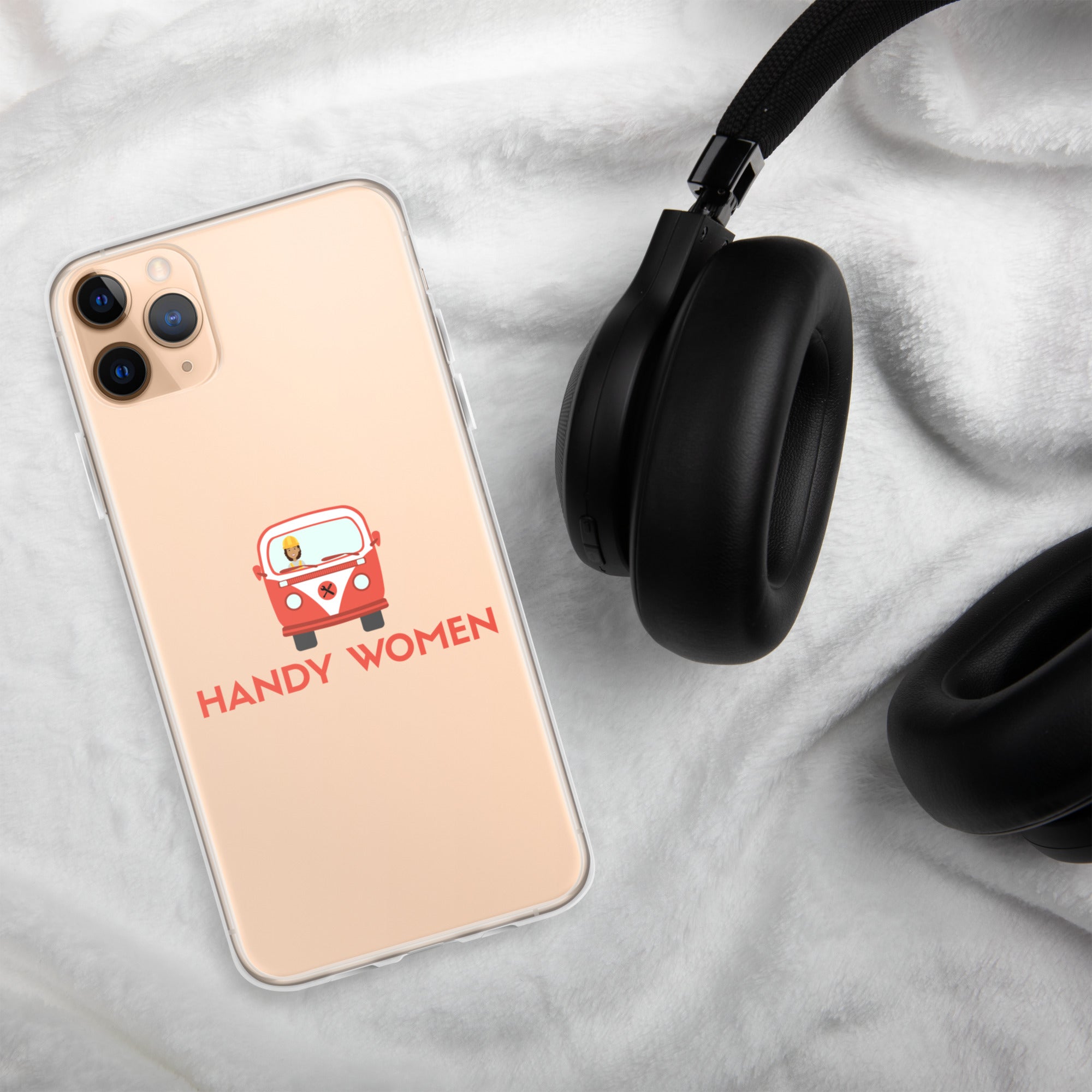 Handy Women Logo Clear Case for iPhone®