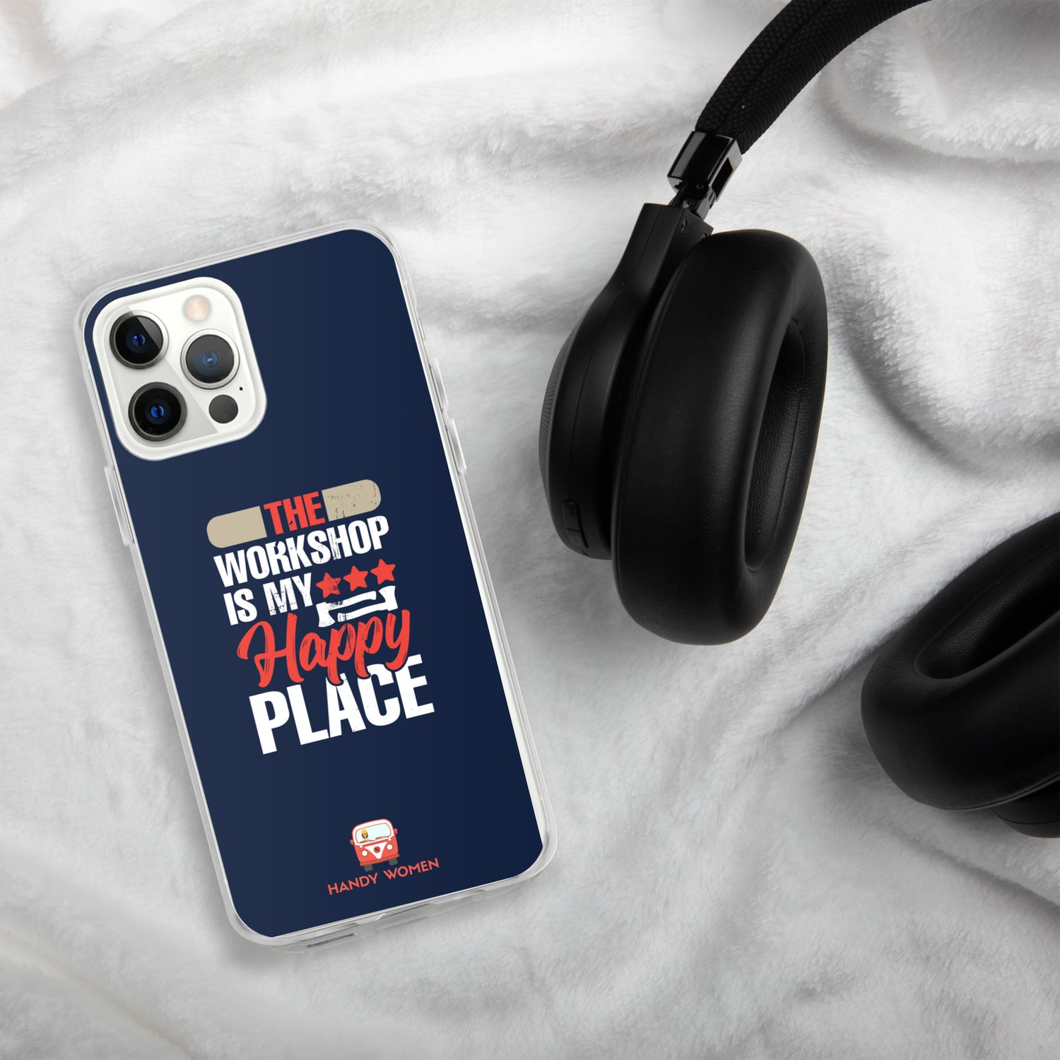 Happy Place Clear Case for iPhone®