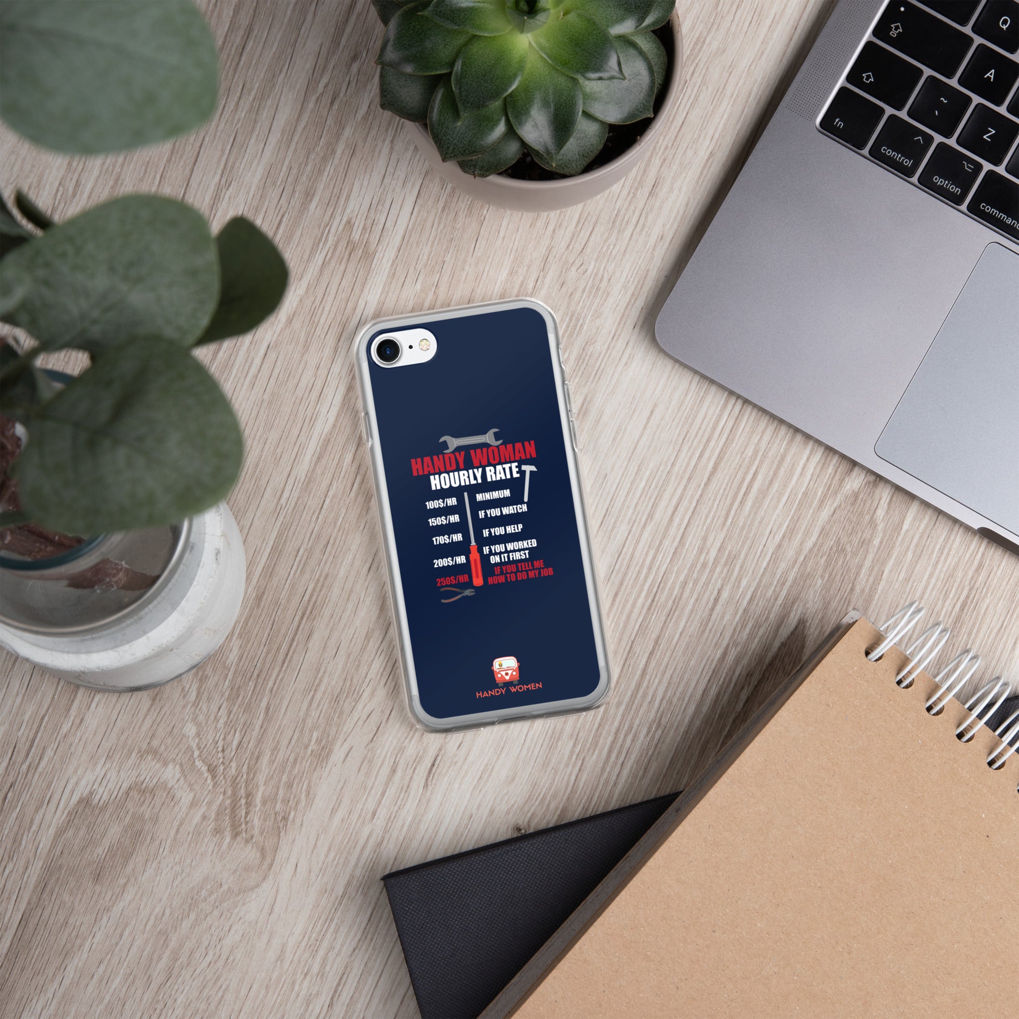 Hourly Rate Clear Case for iPhone®