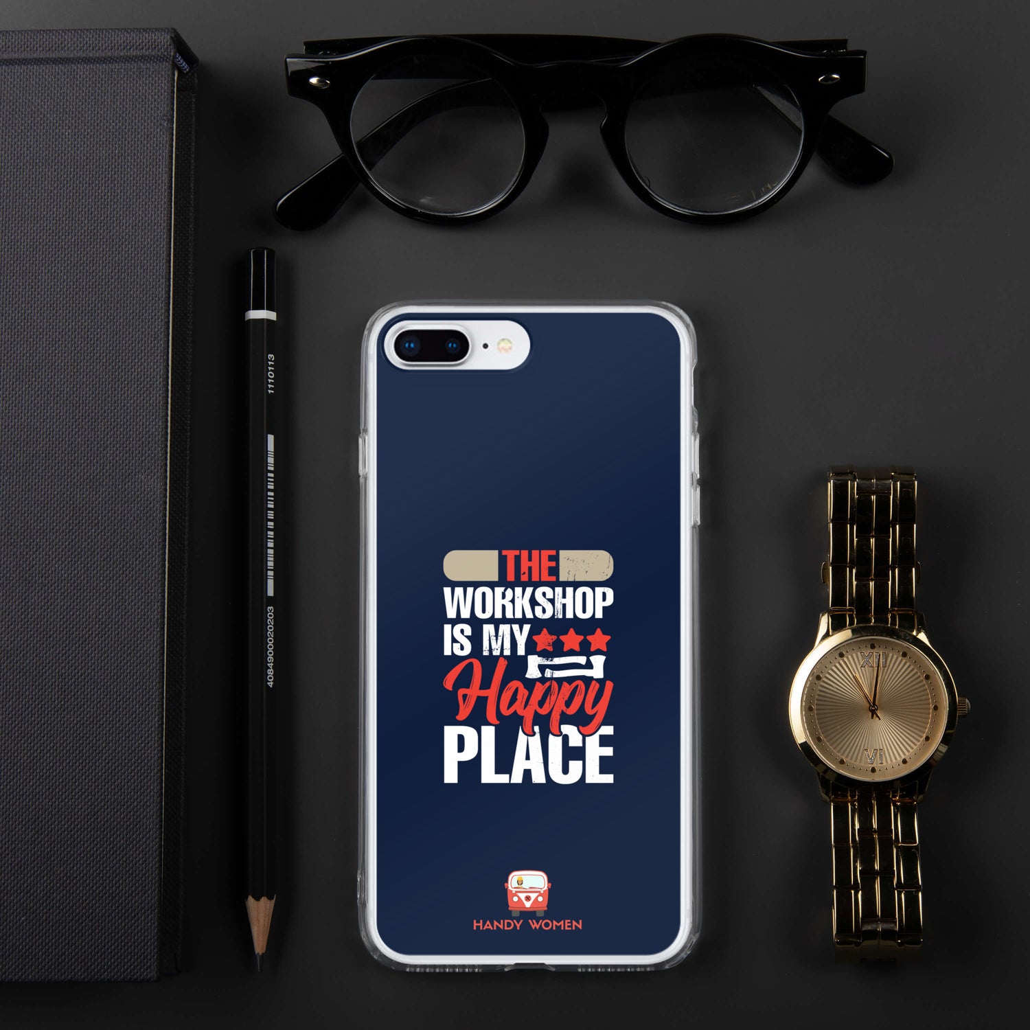 Happy Place Clear Case for iPhone®