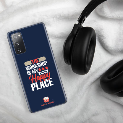 Happy Place Clear Case for Samsung®