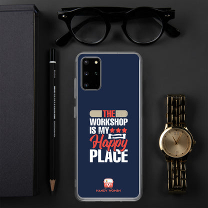 Happy Place Clear Case for Samsung®