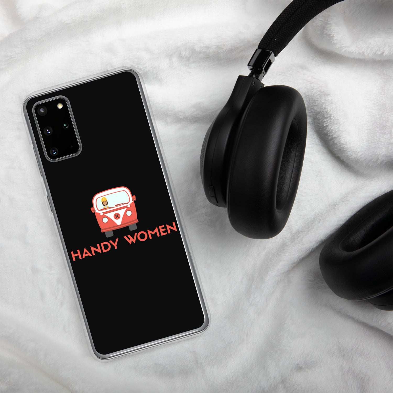 Handy Women Logo Clear Case for Samsung®