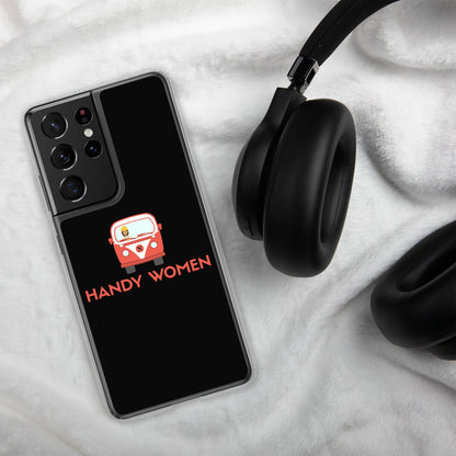 Handy Women Logo Clear Case for Samsung®
