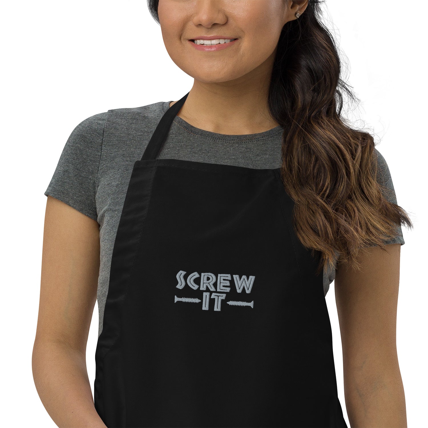 Screw It Embroidered Apron