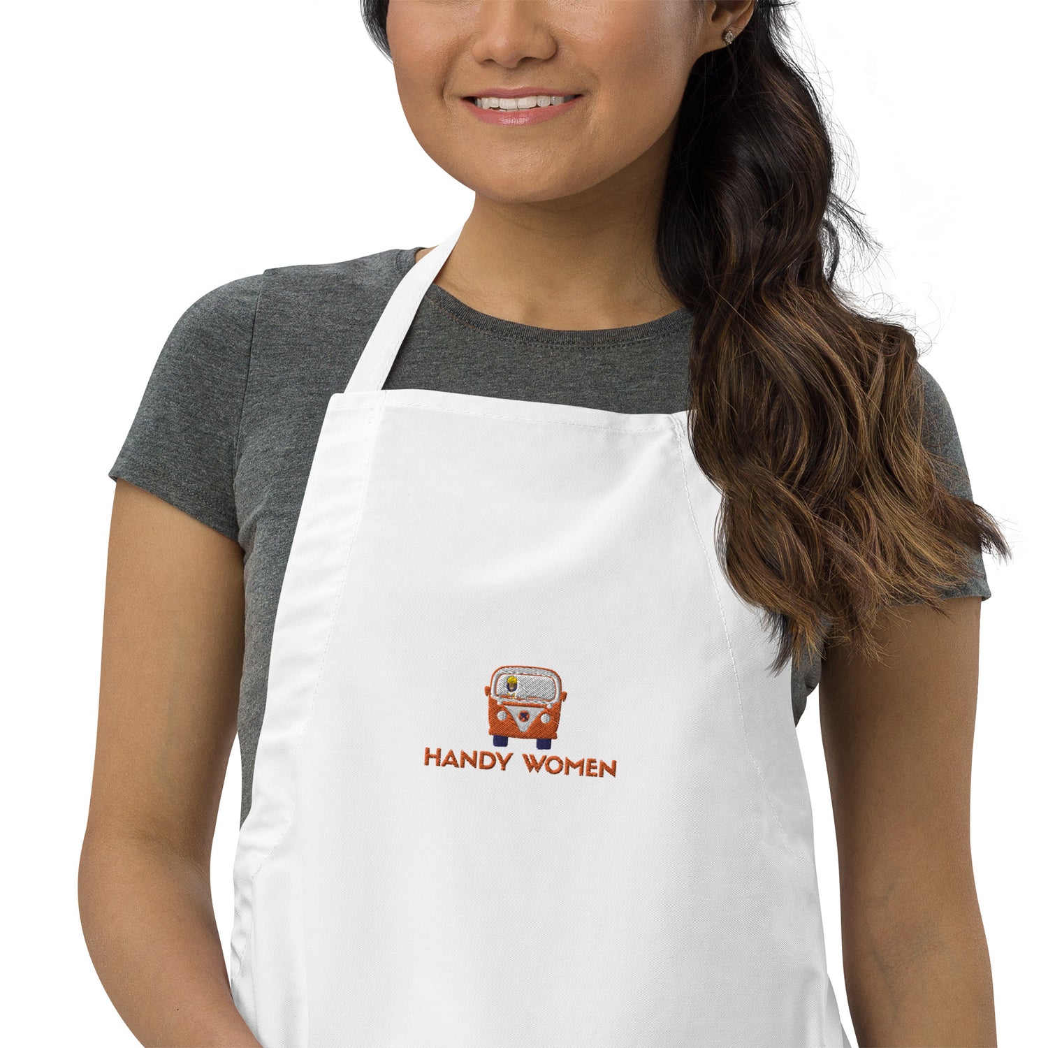 Handy Women Logo Embroidered Apron