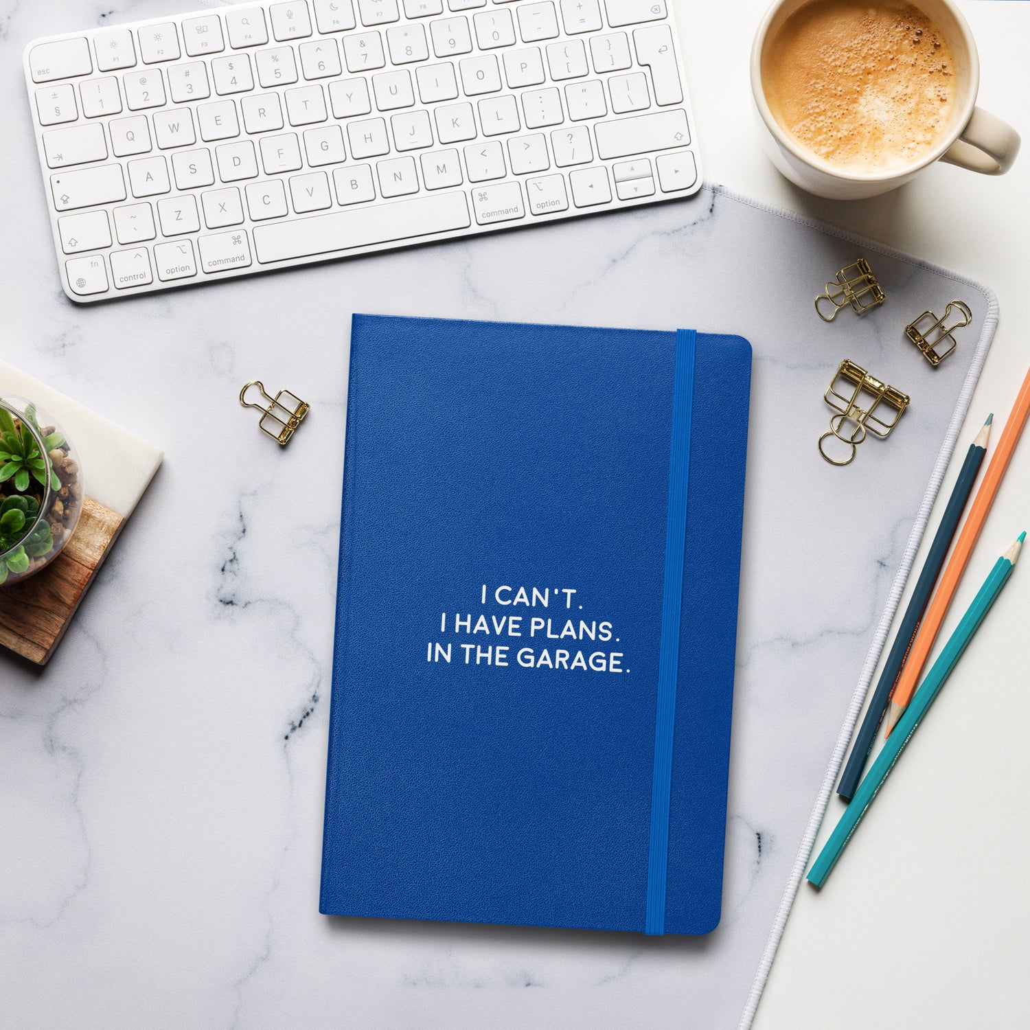 I Have Plans Hardcover bound notebook