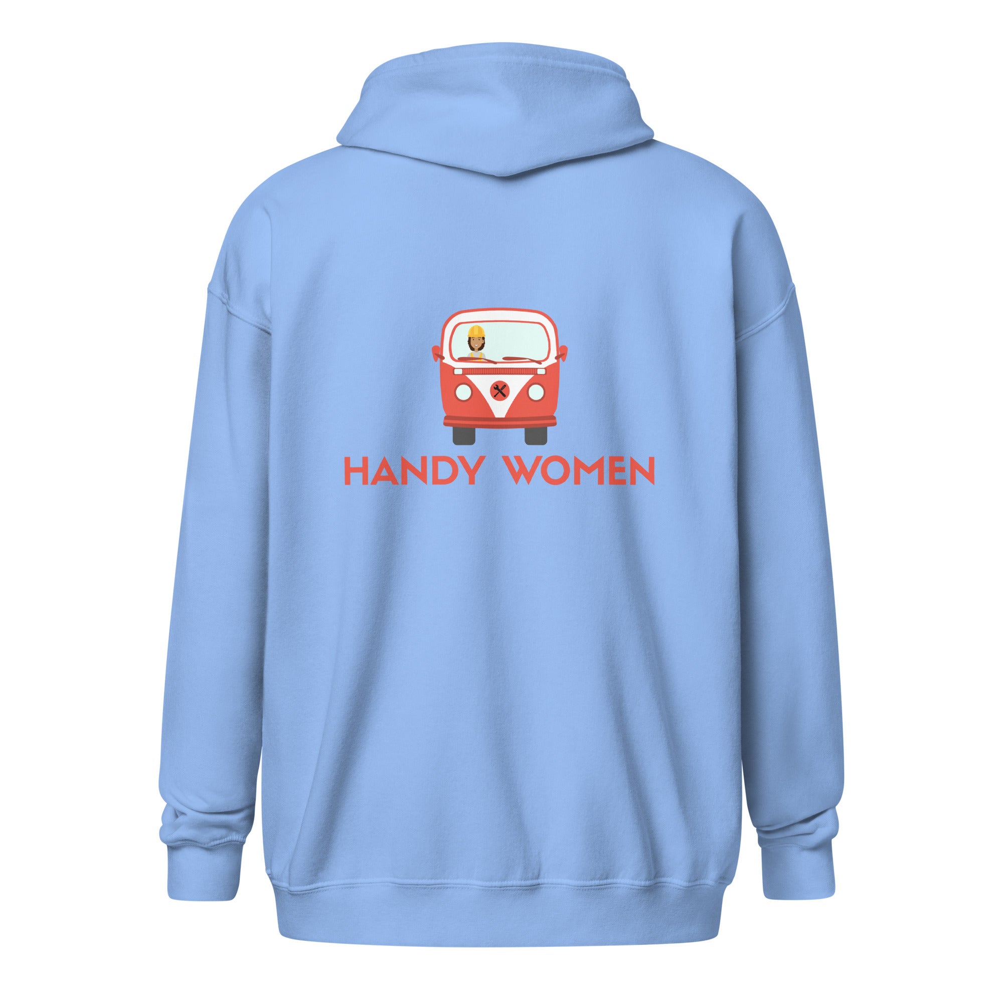Handy Women Unisex heavy blend zip hoodie - Back