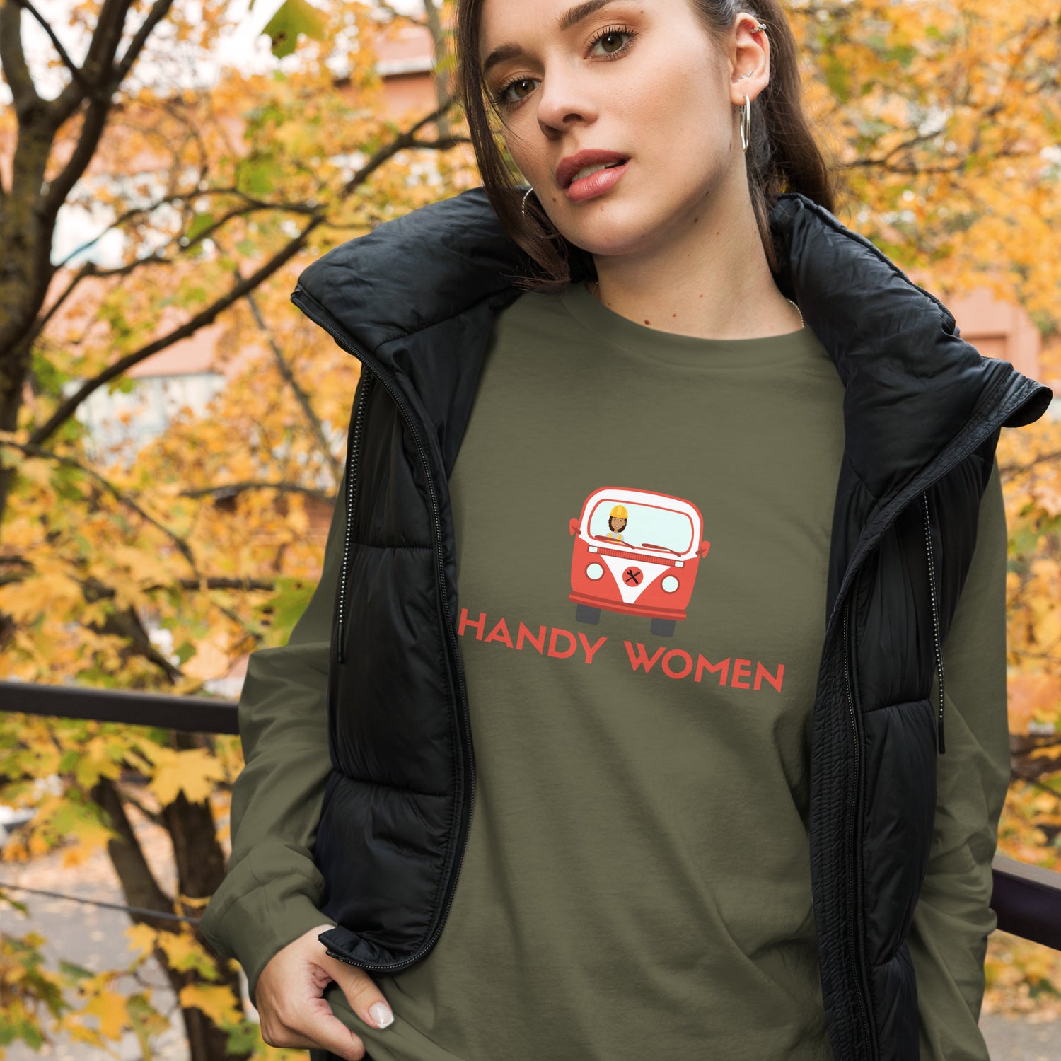 Handy Women Logo Unisex Long Sleeve Tee