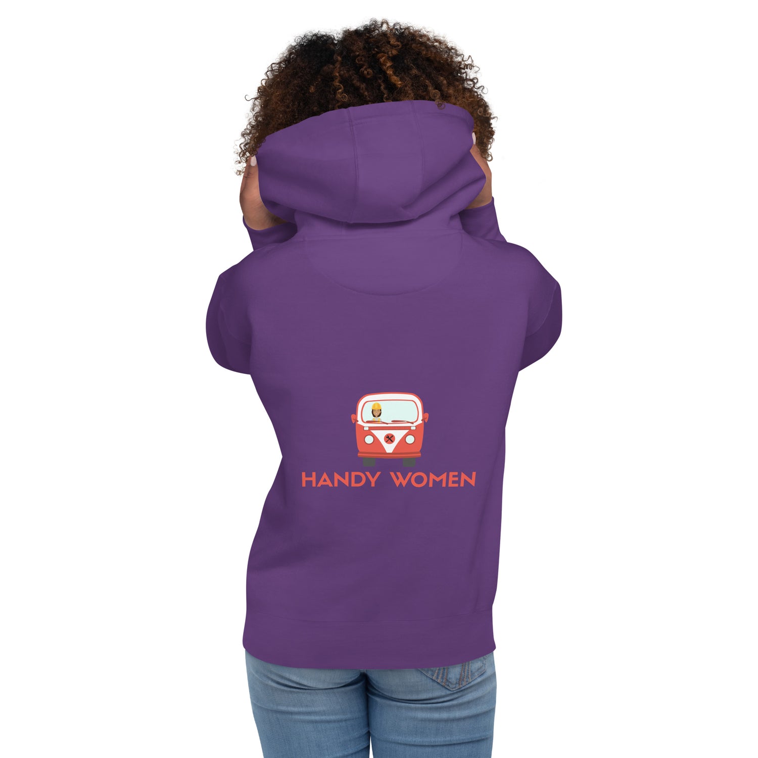 Handy Women Unisex Hoodie Back