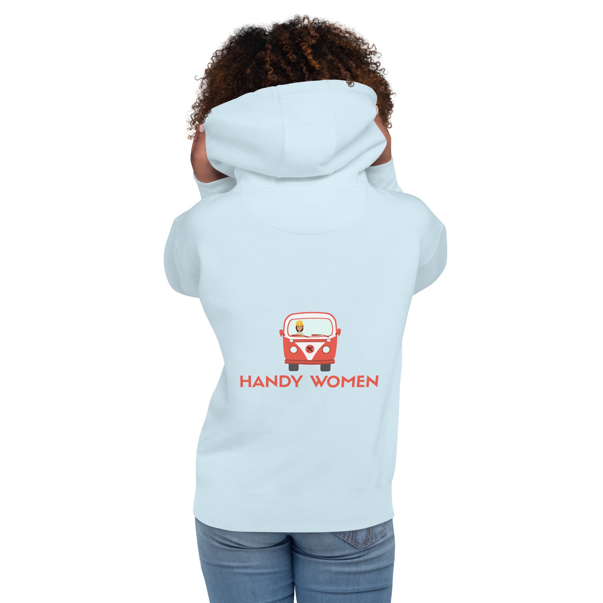 Handy Women Unisex Hoodie Back