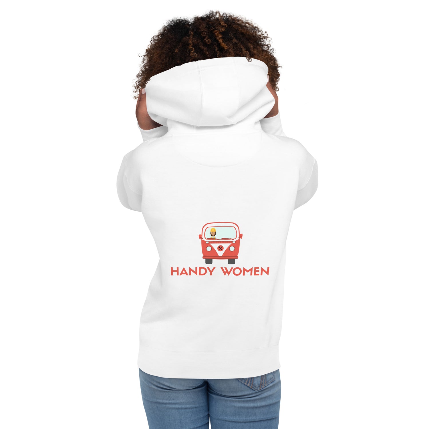 Handy Women Unisex Hoodie Back