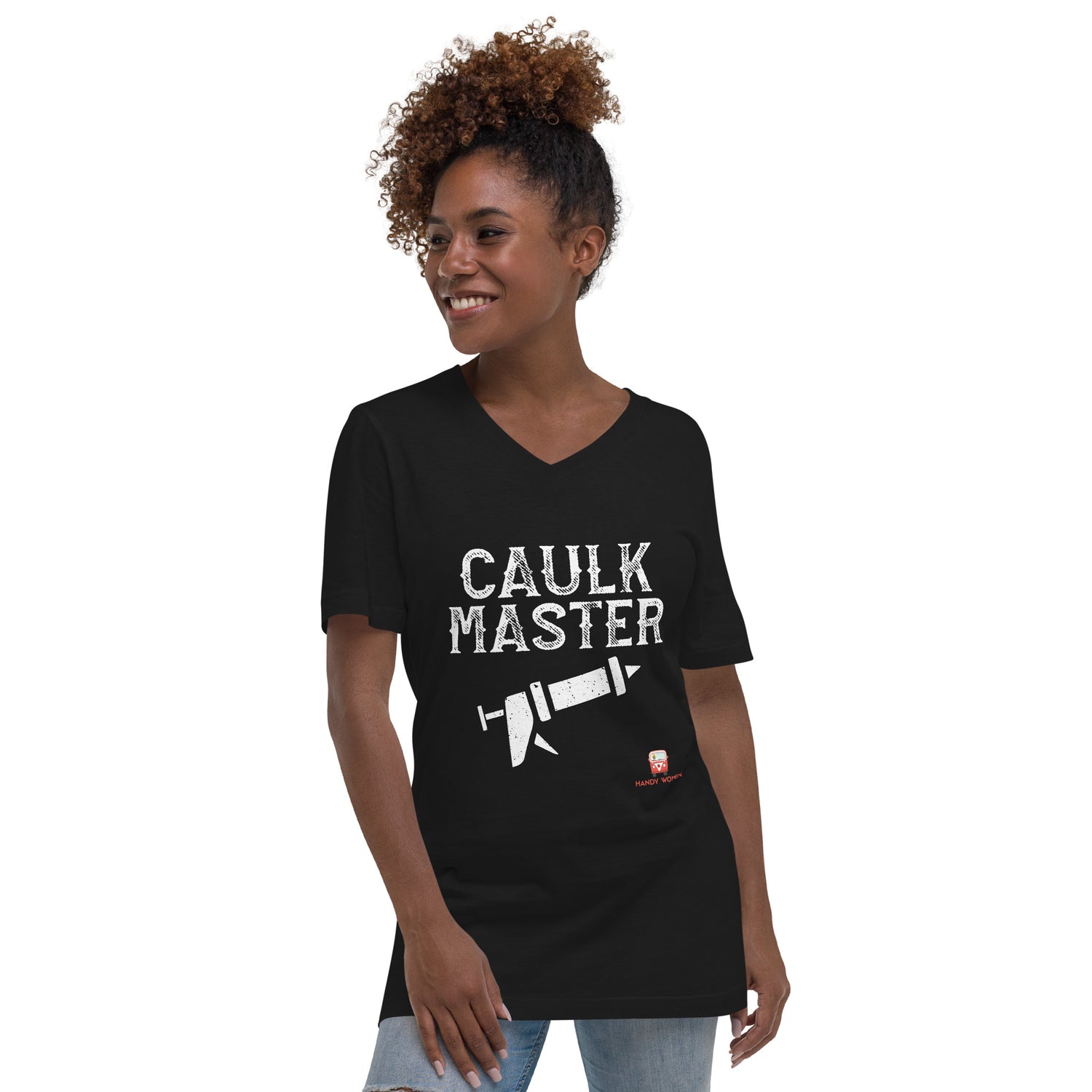Caulk Master Unisex Short Sleeve V-Neck T-Shirt