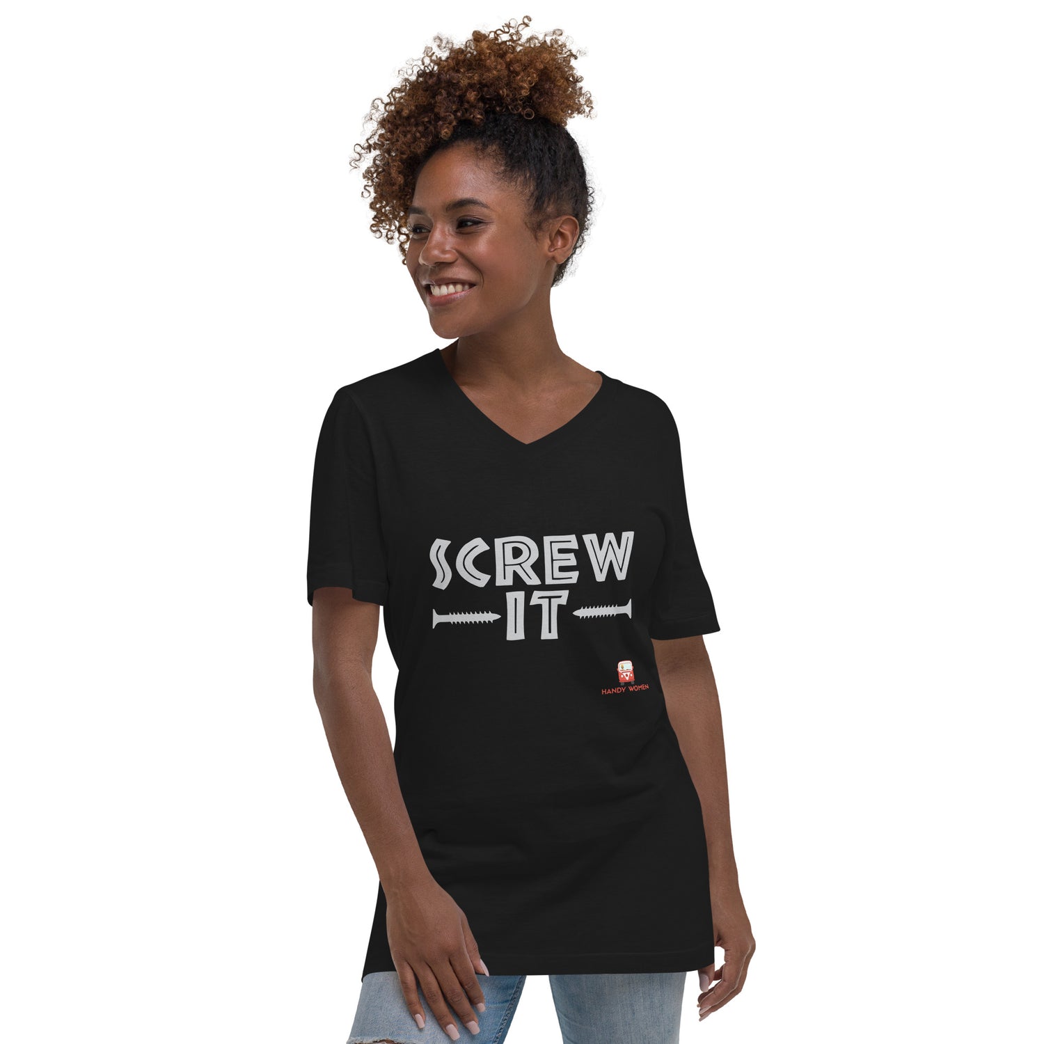 Screw It Unisex Short Sleeve V-Neck T-Shirt