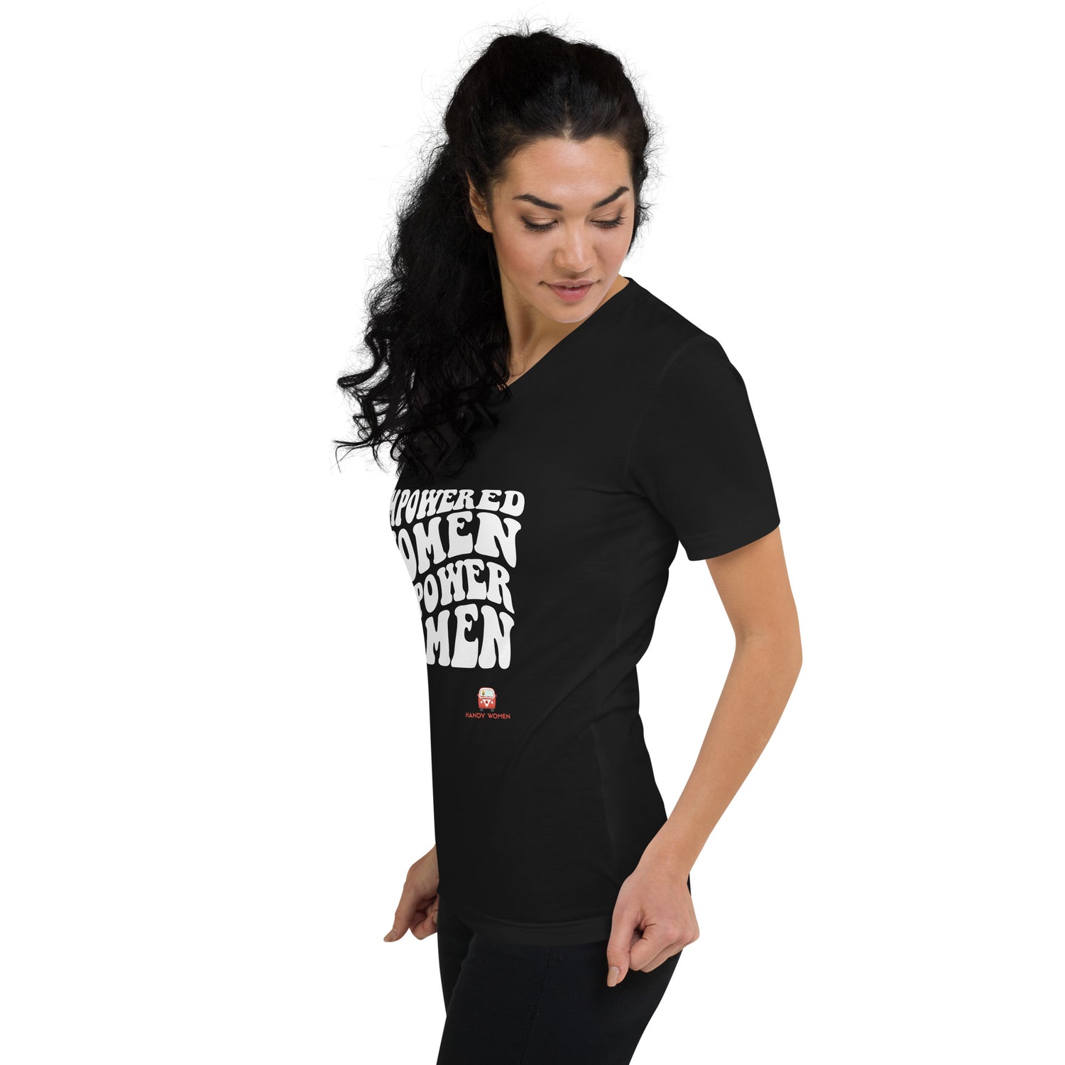 Empowered Women - Unisex Short Sleeve V-Neck T-Shirt