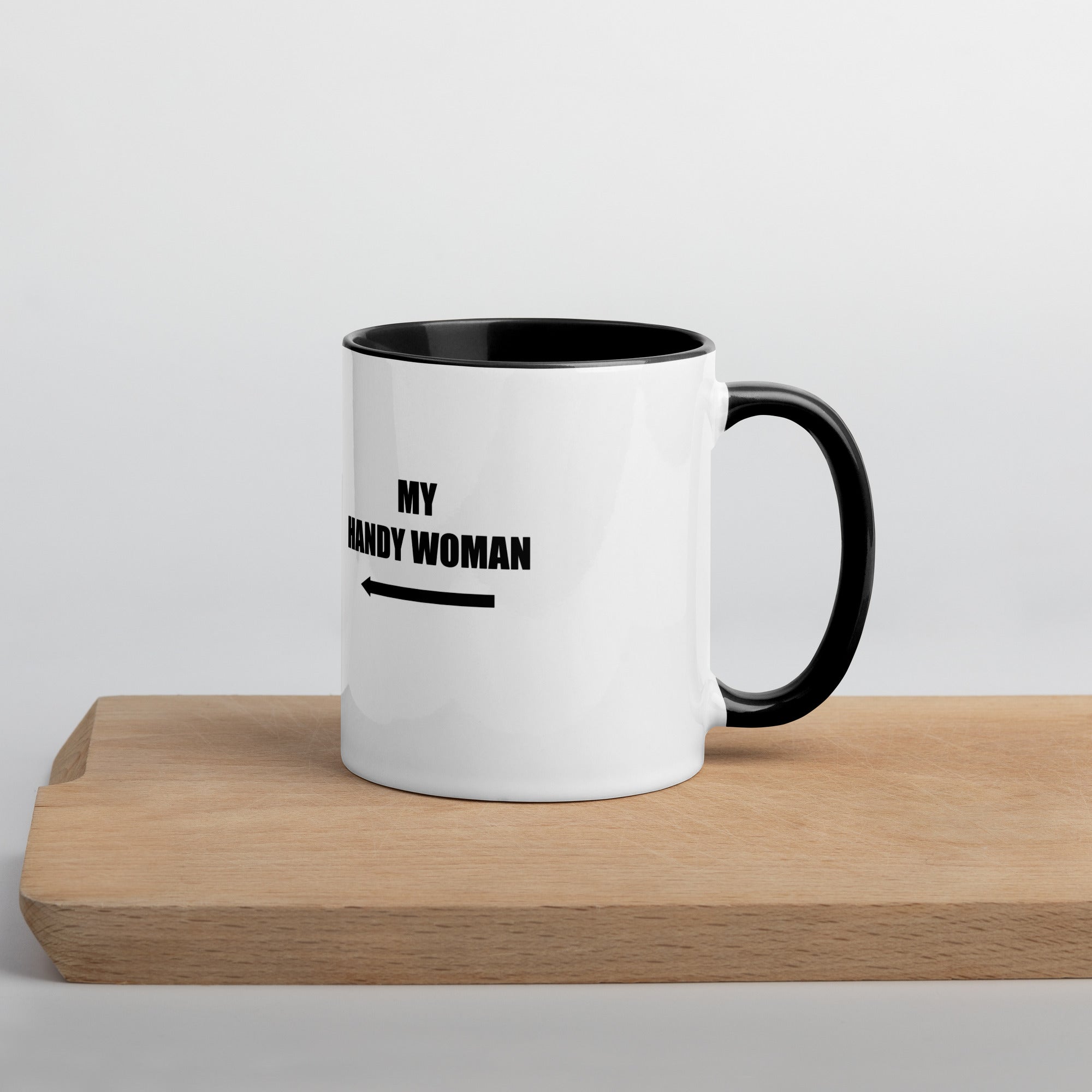 My Handy Woman Mug with Color Inside