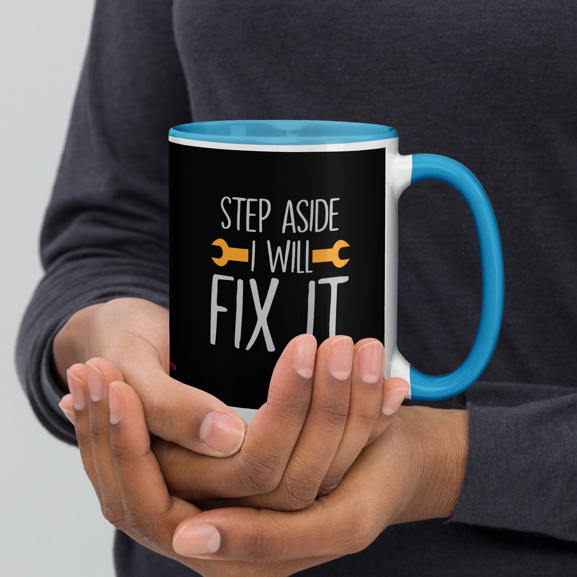 Step Aside Mug with Color Inside