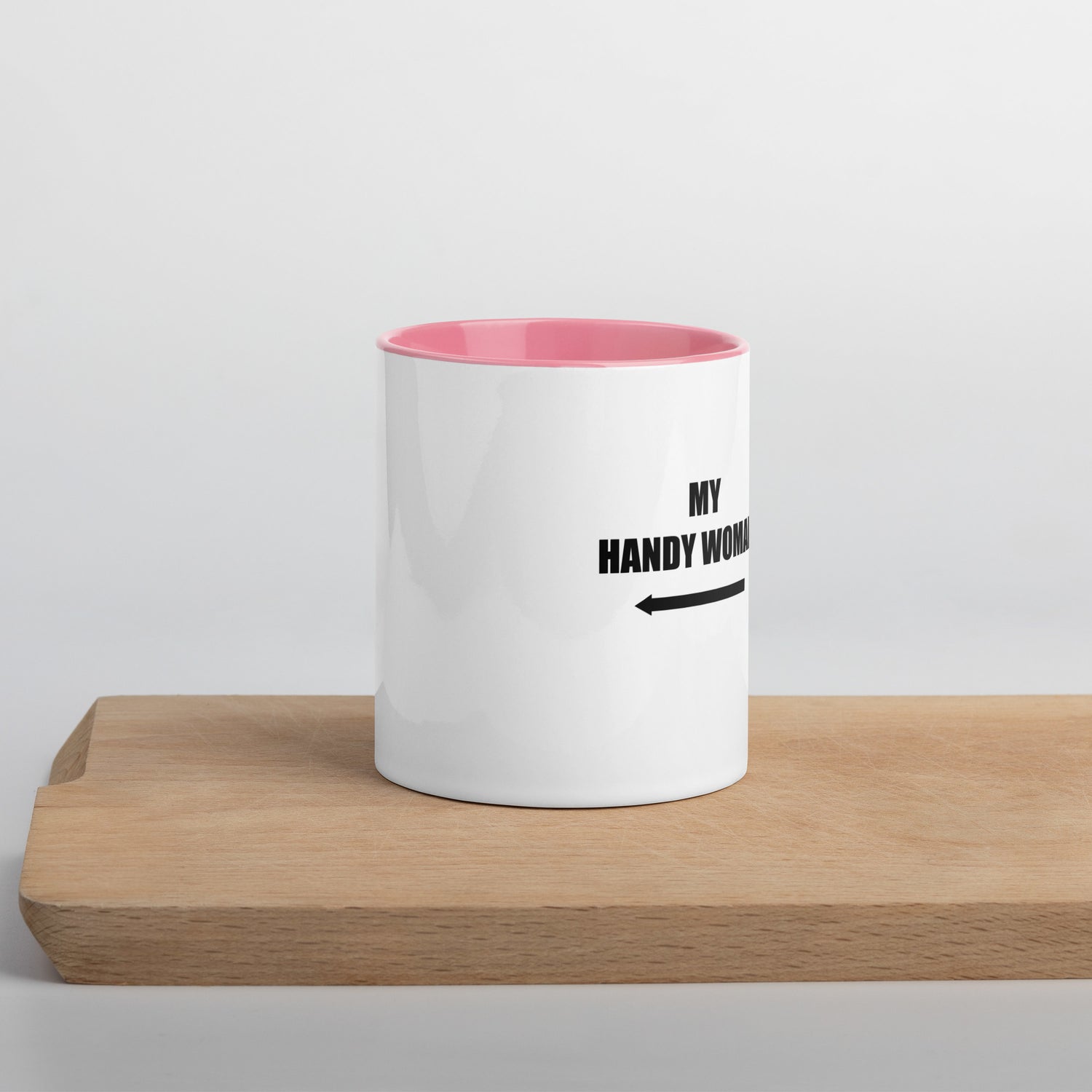 My Handy Woman Mug with Color Inside