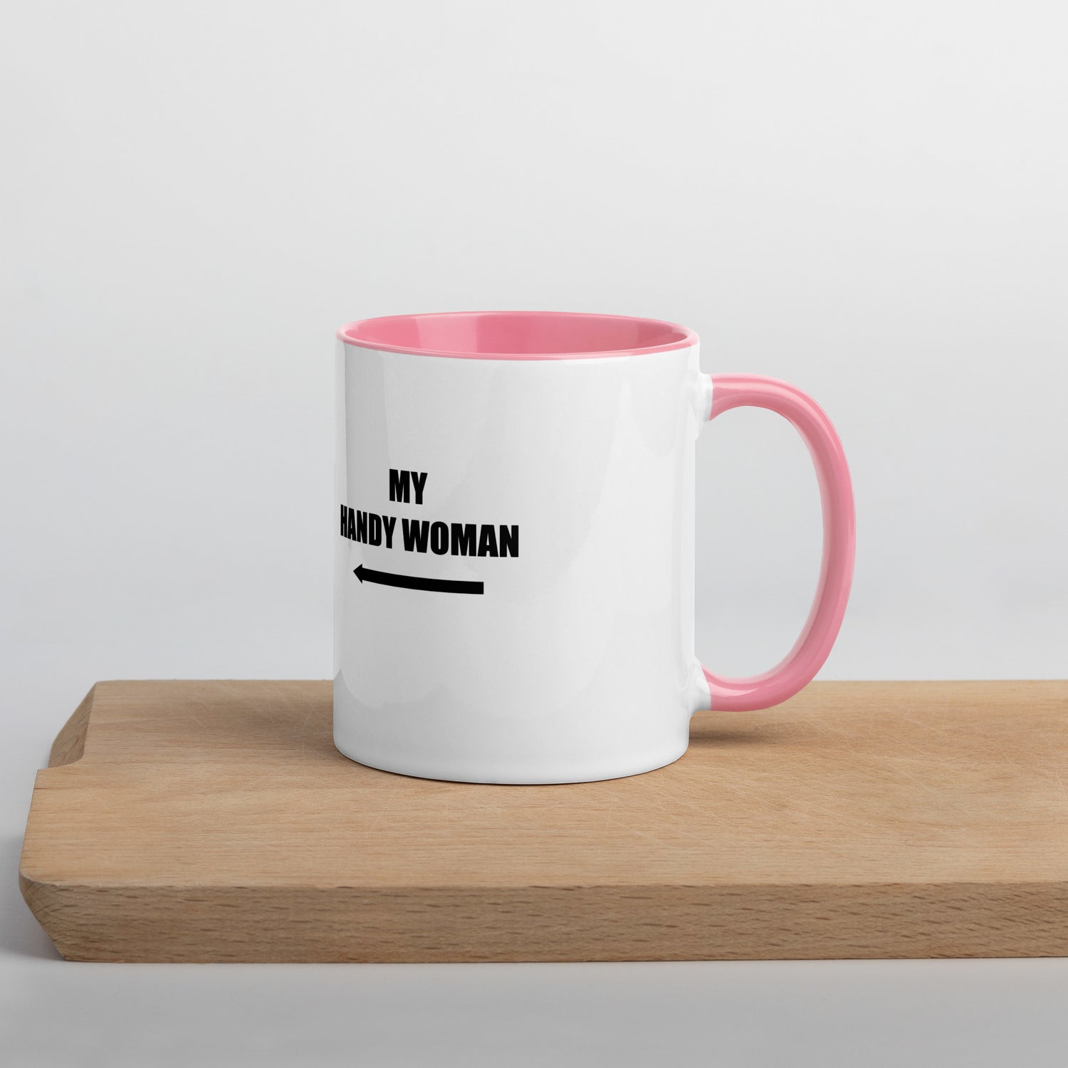 My Handy Woman Mug with Color Inside